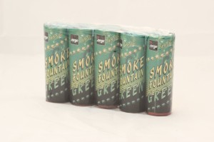 Mała świeca dymna JFS-1 - Zielona - Paczka 5 szt.