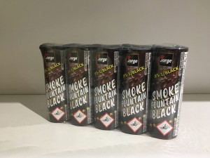 Mała świeca dymna JFS-1 - Czarna- Paczka 5 szt.