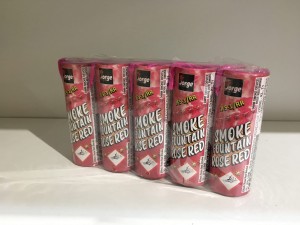 Mała świeca dymna JFS-1 - Rose Red- Paczka 5 szt.