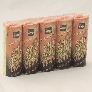 Mała świeca dymna JFS-1 - Pomarańczowa - Paczka 5 szt.