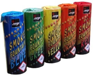 Mała świeca dymna - MIX KOLOR - Paczka 5 szt. 