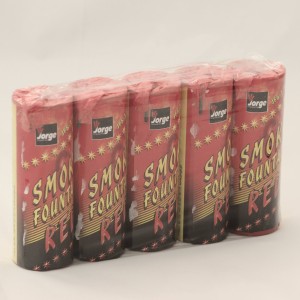 Mała świeca dymna JFS-1 - Czerwona - Paczka 5 szt.