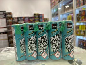 Mała świeca dymna JFS-1 - Tiffany Blue - Paczka 5 szt. 