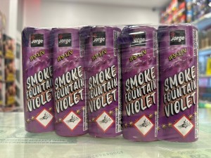 Mała świeca dymna JFS-1 - Fioletowy - Paczka 5 szt. 